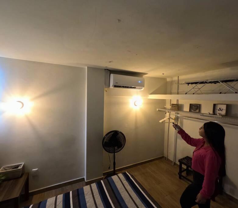 Departamento Privado7, 2 Camas Matri, Parking, Cocina Equipada, Wifi 65 Mb, 2 Climas,Centrico,Tv Smart Apartment Ciudad Valles Ngoại thất bức ảnh