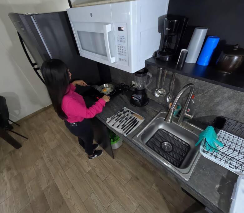 Departamento Privado7, 2 Camas Matri, Parking, Cocina Equipada, Wifi 65 Mb, 2 Climas,Centrico,Tv Smart Apartment Ciudad Valles Ngoại thất bức ảnh